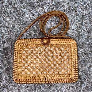 Wicker Basket Purse